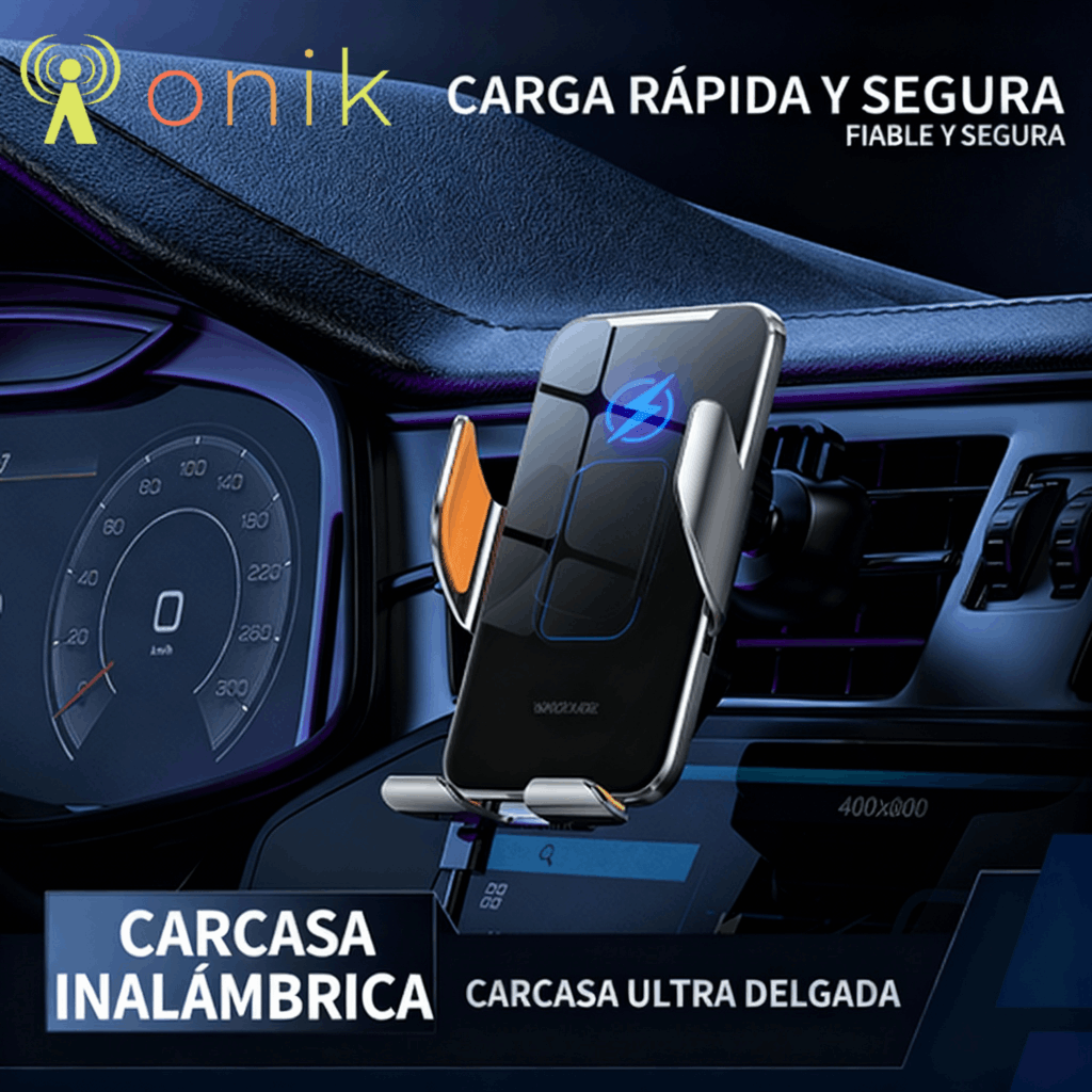 Cargador ultradelgado inalámbrico de 15W para Auto — Ionik